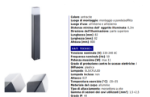 Immagine di PIANTANA DA GIARDINO - IP44 - 1XE27 - 800*82 - VADRA ANTRACITE - 800MM