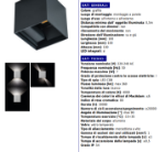 Immagine di LAMPADA A PARETE LED - IP54 - 7W 4000K - QUADRATA REKA BIANCO