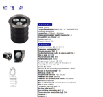 Immagine di PROIETTORE A INCASSO CARRABILE - TURRO LED 3X15W - NW - IP67 40° 4000K 45W 