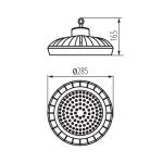 Immagine di FARO LAMPADA LED A SOFFITTO - 4000K 90° IK 08 - A PARTIRE DA 100W