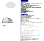 Immagine di FARETTO / PANNELLO LED - IP44/20 - 110° - 12W - DIM. 169 - FORO 158 - ROUNDA BIANCO