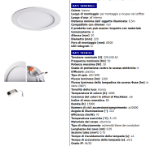 Immagine di FARETTO / PANNELLO led - IP44/20 - 110° - 18W - DIM. 220 - FORO 208 - ROUNDA BIANCO