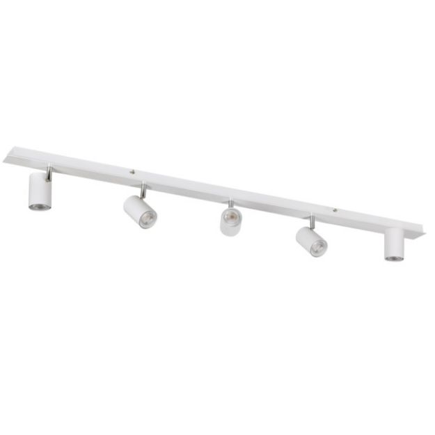 Immagine di FARETTI DIREZIONALI DA SOFFITTO E PARETE - EVALO 5XXGU10 - BIANCO 