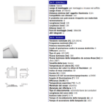 Immagine di FARETTO/PANNELLO - IP44/20 - 6W - 4000K - DIM. 120*120 - FORO 106*106 - KATRO BIANCO NW