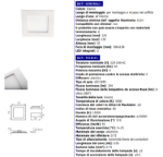 Immagine di FARETTO/PANNELLO - IP44/20 - 6W - 4000K - DIM. 120*120 - FORO 106*106 - KATRO BIANCO