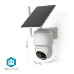 Immagine di SmartLife Telecamera per esterni 4G | Full HD 1080p | Controllo Pan-tilt PTZ | IP65 | Cloud Storage (opzionale) / microSD (non inclusa) | 5 V DC | Con sensore di movimento | Visione notturna | Bianco