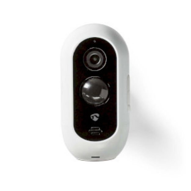 Immagine di SmartLife Telecamera per esterni Wi-Fi | Full HD 1080p | IP65 | Mas. durata della batteria: 6 mesi | Cloud Storage (opzionale) / microSD (non inclusa) | 5 V DC | Con sensore di movimento | Visione notturna | Bianco