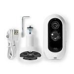 Immagine di SmartLife Telecamera per esterni Wi-Fi | Full HD 1080p | IP65 | Mas. durata della batteria: 6 mesi | Cloud Storage (opzionale) / microSD (non inclusa) | 5 V DC | Con sensore di movimento | Visione notturna | Bianco