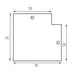 Immagine di Accessorio del sistema a binario TEAR PER COPERTURA "L"