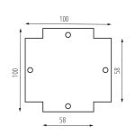 Immagine di Accessorio del sistema a binario TEAR PER COPERTURA "X" 