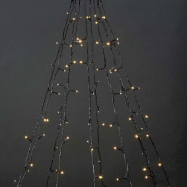 Immagine di LED Decorativo ALBERO SmartLife Albero | Wi-Fi | Bianco caldo | 200 LED's | 20.0 m | 10 x 2 m | Android™ / IOS