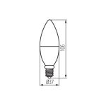 Immagine di Lampadina led SMART S C37 4,9W E14 RGBCCT