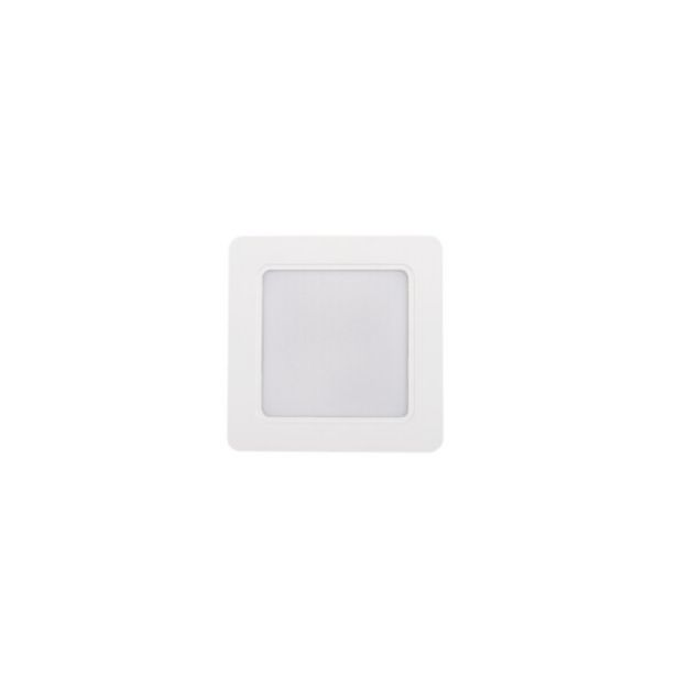 Immagine di FARETTO/PANNELLO QUADRATO TAVO LED A INCASSO - 9W - NW - IP44/20 - FORO 95*95 - 120° 