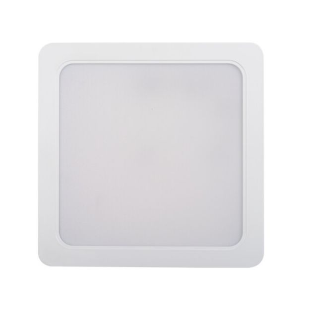 Immagine di FARETTO/PANNELLO QUADRATO TAVO LED A INCASSO - 24W - NW - IP44/20 - FORO  195*195 - 120°  