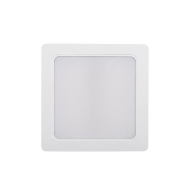 Immagine di FARETTO/PANNELLO QUADRATO TAVO LED A INCASSO - 18W - NW - IP44/20 - FORO 195*195 - 120°  - POSSIBILITA' DI MONTAGGIO A INCASSO E A SOFFITTO