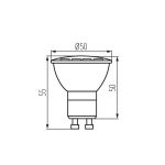 Immagine di FARETTO MAXX LED GU10 9W - 120°  - LUMINOSITA' PARI A UNA 65W  