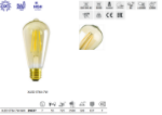 Immagine di LAMPADINA DECOR A FILAMENTO ST64  - E27 - 7W - 320° - CAPACITA' LUMINOSA 55W - 2700K 