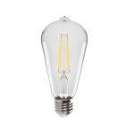 Immagine di LAMPADINA DECOR A FILAMENTO ST64  - E27 - 7W - 320° - CAPACITA' LUMINOSA 60W - 4000K 