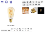 Immagine di LAMPADINA DECOR A FILAMENTO XLED SW  - E27 - 4W - 320° - CAPACITA' LUMINOSA 25W - 1800K