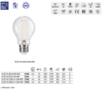 Immagine di LAMPADINA DECOR A FILAMENTO XLED w  - E27 - 8,5W - 320° - CAPACITA' LUMINOSA 75W - 2700K