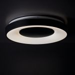 Immagine di PLAFONIERA LED VAND LED 17,5W - 4000K - 120° - IP20 - DIAM. 390 - NERO