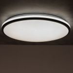 Immagine di PLAFONIERA LED ARVOS CCT - LED MAX 37W - 120° - IP20 - DIAM. 490 -  NERO - CON TELECOMANDO - 2700/400/6500K