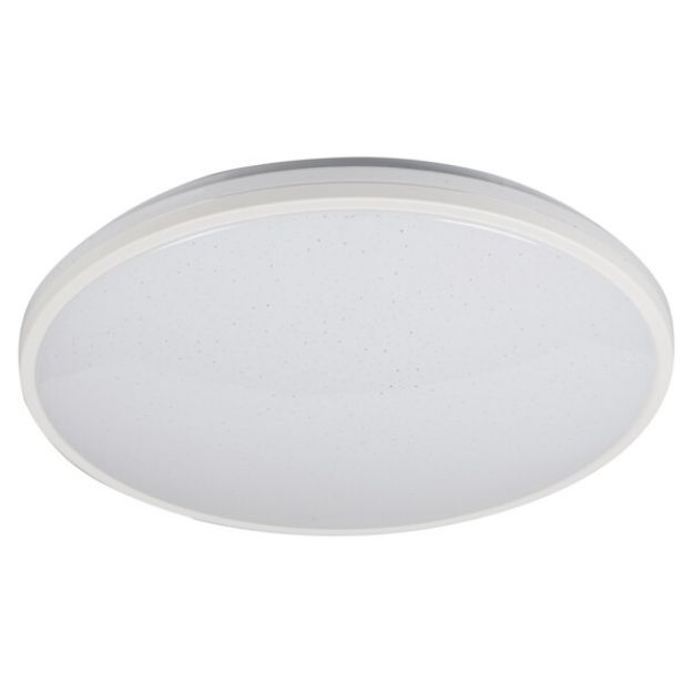 Immagine di PLAFONIERA LED ARVOS CCT - LED MAX 37W - 120° - IP20 - DIAM. 490 -  BIANCO - CON TELECOMANDO - 2700/400/6500K 