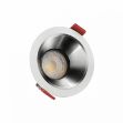 Immagine di Faretto a incasso FIALE COMFORT GU10 - BIANCO/ARGENTO - FORO MONTAGGIO 75 