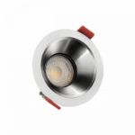 Immagine di Faretto a incasso FIALE COMFORT GU10 - BIANCO/ARGENTO - FORO MONTAGGIO 75 