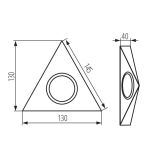 Immagine di Lampada sottopensile spot ZEPO - BIANCO - IP20 - G4   - ON/OFF