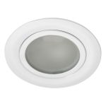 Immagine di FARETTO A INCASSO PER MOBILI - GAVI - G4 - BIANCO - FORO 60 - DIAM. 73 
