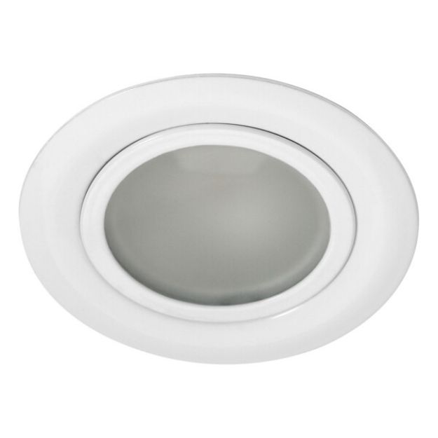Immagine di FARETTO A INCASSO PER MOBILI - GAVI - G4 - BIANCO - FORO 60 - DIAM. 73 