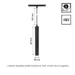 Immagine di SYSTEM SHIFT SOSPENSIONE NERO -  12W 