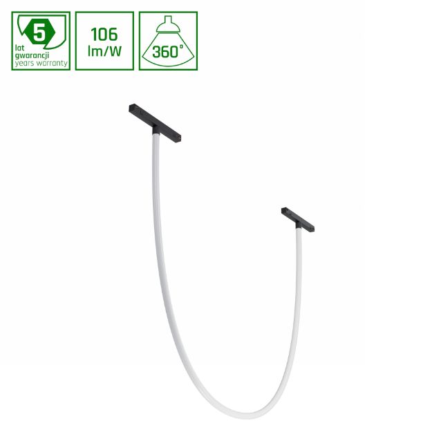 Immagine di SYSTEM SHIFT NEON FLEX NERO -  24W - 22*1500 MM
