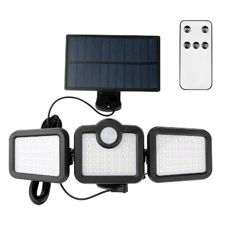 Immagine di SUNARI Solar Lamp LED FLS-04 108*SMD PIR 10W 800lm 6000K 2400mAh