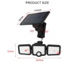Immagine di SUNARI Solar Lamp LED FLS-04 108*SMD PIR 10W 800lm 6000K 2400mAh