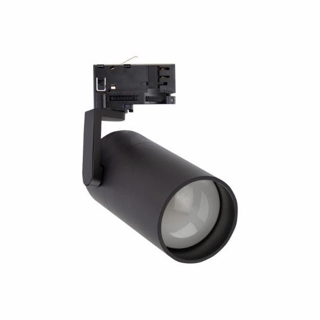 Immagine di LUCE PER BINARIO SP MADARA MAXI R80 con sorgente luminosa sostituibile E-27 - NERO