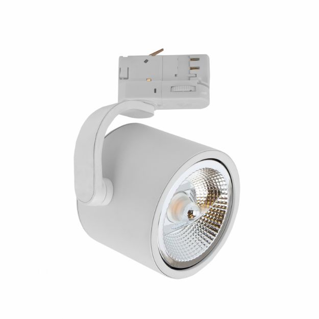 Immagine di LUCE PER BINARIO SP MADARA AR111 GU10 con sorgente luminosa sostituibile GU10 - BIANCO