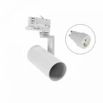 Immagine di LUCE PER BINARIO SP MADARA MINI II GU10 con sorgente luminosa sostituibile GU10 - BIANCO 