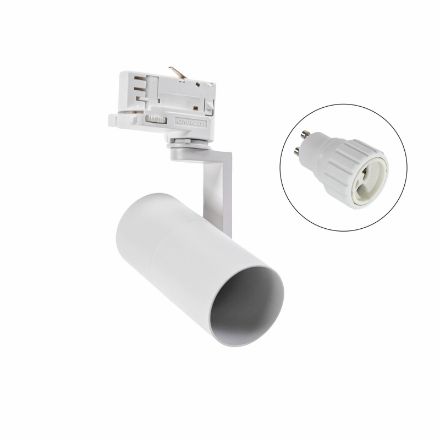 Immagine di LUCE PER BINARIO SP MADARA MINI II GU10 con sorgente luminosa sostituibile GU10 - BIANCO 