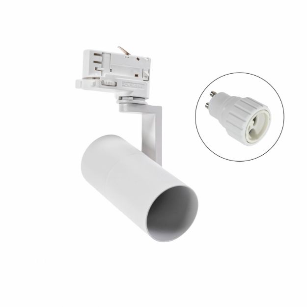 Immagine di LUCE PER BINARIO SP MADARA MINI II GU10 con sorgente luminosa sostituibile GU10 - BIANCO 