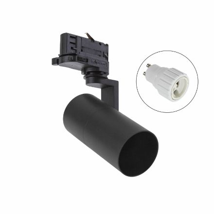 Immagine di LUCE PER BINARIO SP MADARA MINI II GU10 con sorgente luminosa sostituibile GU10 - NERO
