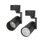 Immagine di LUCE PER BINARIO SP MADARA MINI II GU10 con sorgente luminosa sostituibile GU10 - NERO