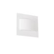 Immagine di Segnapasso LED ERINUS LL LED QUADRATO - IP20 - 1.5W - BIANCO - BIDIREZIONALE 