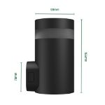 Immagine di LAMPADA DA PARETE - TORRE CIRCOLARE - CCT - 9W