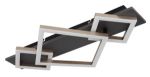 Immagine di G-L BEATRIX I - incl. 1x LED 24W  - 2900 lm  - 1020 lm  - 3000 K  - VPE: 1  - L 54 cm x 32 cm H 6 cm - NERO
