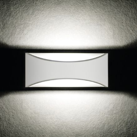 Immagine di ILLUMINAZIONE PARETE BISO  - 4000K - 8W - IP54 - BIANCO