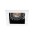 Immagine di ARET FARETTO A INCASSO - BIANCO/NERO - FORO 90X90 - DIM 100*100 - 1XGU10
