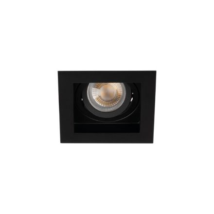 Immagine di ARET FARETTO A INCASSO - NERO - FORO 90X90 - DIM 100*100 - 1XGU10