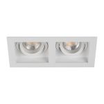 Immagine di ARET FARETTO A INCASSO - BIANCO - FORO 90X170 - DIM 100*185 - 2XGU10 